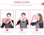 Cooling Skin Facial Eye Stone Jade Mask Rose Quartz Facial Jade Mask