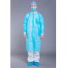 Buy cheap Knit Cuff Medical PP Non Toxic Blue Disposable Lab Coats from wholesalers