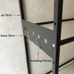 Two Tiers Tire Stacking Rack Shop Truck Motorcycle Car Tire Stand With Wheels