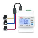 3x110/190 ... 3x240/415 Three Phase Energy Meter with Rogowski Coil EM4371 0.33V
