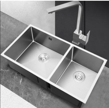 Buy cheap Undermount 304 Stainless Steel Sink Deep Double Bowl from wholesalers