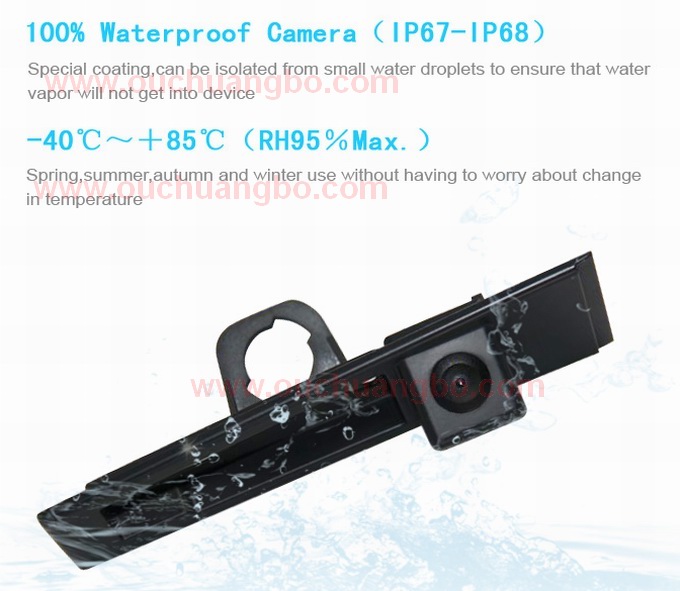 Ouchuangbo HD Car Parking Backup waterproof NTSC PAL( Optional) Camera for Cadillac SLS OCB-T6895