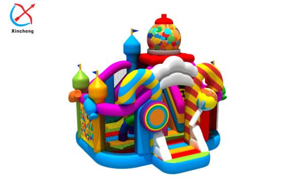 Buy cheap Supplier Inflatable Combos Happy Easter Candy Theme Inflatable Bouncy House Castle from wholesalers