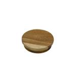 Decorative Wooden Jar Lid Dustproof Spice Jar Acacia Lid Silicone Mug Cup Cover