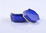 100g Acrylic Octagonal Cosmetic Jar Packaging For Cream / Medicine Capsules