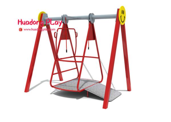 Buy cheap High - End Outdoor Playground Equipment Swings Horizontal For Disabled People from wholesalers