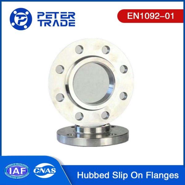 Buy cheap EN1092-01 PN25 TYPE 12 Carbon Steel And Stainless Steel Hubbed Slip On Flange Steel Hub Flanges from wholesalers