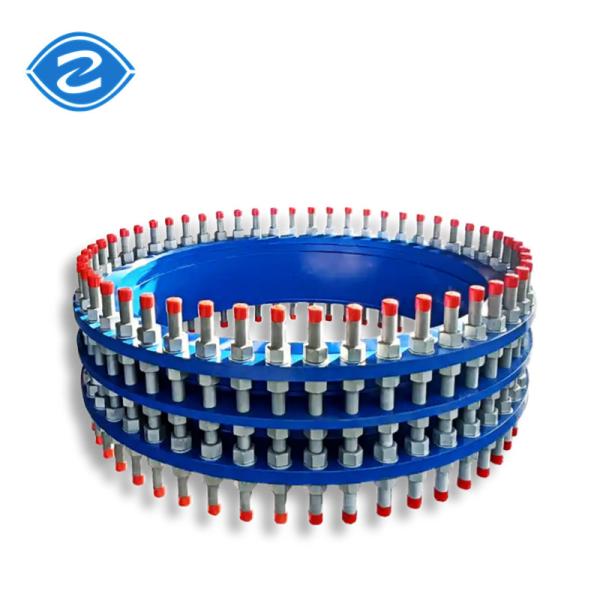 Buy cheap PN10 30 Dismantling Joint Ductile Iron Carbon Steel Double Flange Pipeline Connector from wholesalers