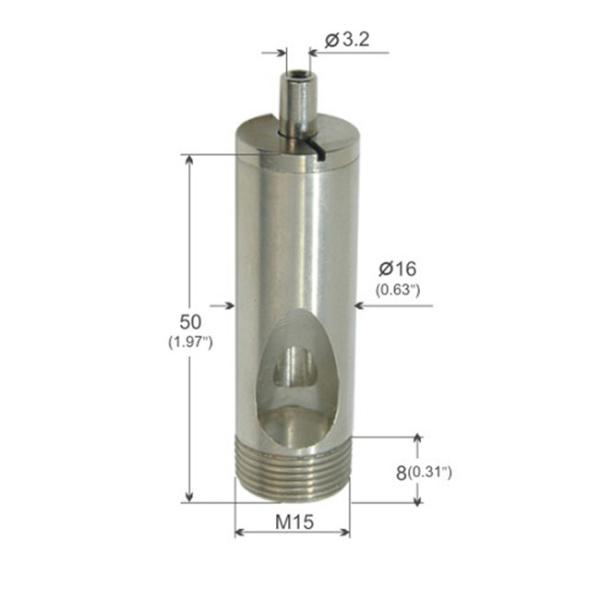 Buy cheap Nickel Plated Cable Gripper M15 Male Thread For Adjustable Lighting Fixture YW86055 from wholesalers