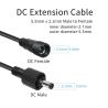 Buy cheap Waterproof Male to Female DC Jack 5.5x2.1mm 5.5x2.5mm 3.5x1.35mm Power Extension Cable for LED Light from wholesalers