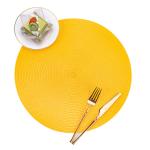 Eco-Friendly Waterproof Washable Round Dining Table Place Mats for Commercial