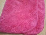 No chemical Microfiber Cleaning Cloth red coral fleece 30*40 terry towel