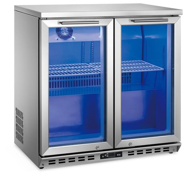 Buy cheap Double Doors Back Bar Refrigerator For Beverage Cooling Bottom Mount Type from wholesalers