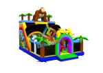 Waterproof PVC Animal Cartoon Inflatable Play Park For Child Environmental