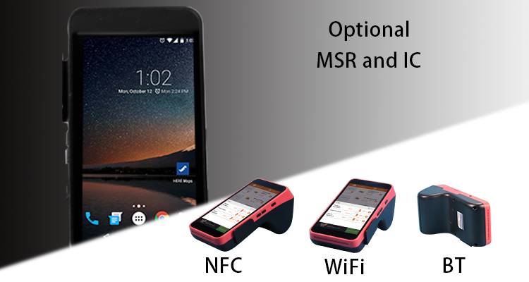 Android Pos System Thermal Printer 58mm Kiosk Printer with SDK Function and QR Scanner