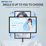 32 Inch Private Moving Standing Touch Screen Kiosk With Battery