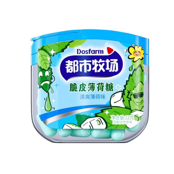 Buy cheap Low Sugar Content Sugar Free Crispy Mint Candy with Low Fat Fiber Protein Content Low Calories Carbohydrate from wholesalers