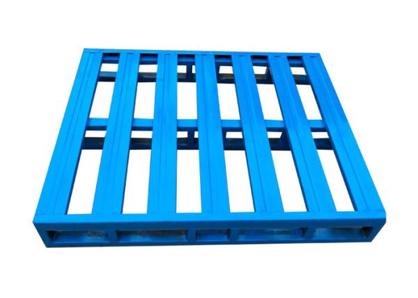 Buy cheap Solid 1500kg Capacity Heavy Duty Steel Pallets For Warehouse Storage from wholesalers