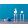 Buy cheap 100ML Transparent Spray Bottle PET Plastic Round Shoulder from wholesalers