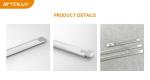 Alunimiun Wardrobe Cabinet Strip Light SMD2835 60PCS/M LED Concealed Strip