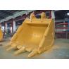 Buy cheap CAT385 Excavator Rock Bucket 5.2 CBM Reinforced for steel minning from wholesalers
