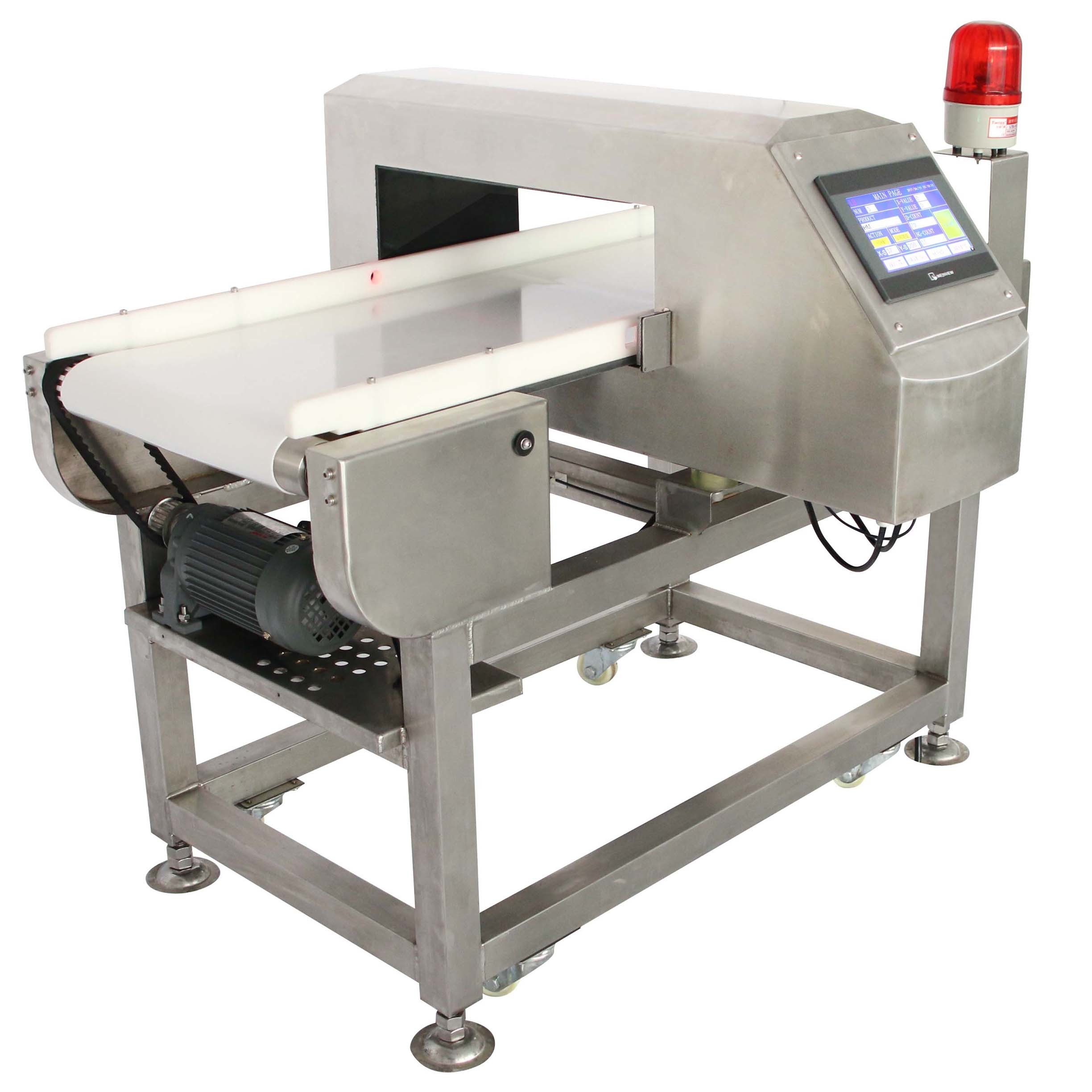 High Sensitivity Metal Detector For Food Industrial / Conveyor Belt Metal Detector