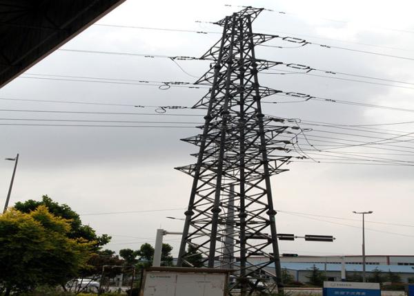 Buy cheap 4 Legged Power Distribution Tower , tubular Transmission Line Steel Towers from wholesalers