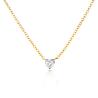 Buy cheap Heart Cubic Zircon 18K Gold Plated Women's Necklace from wholesalers