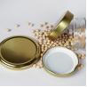 Buy cheap Gold 53mm 43mm Lug Cap Closure Lid For Tinplate Jar from wholesalers