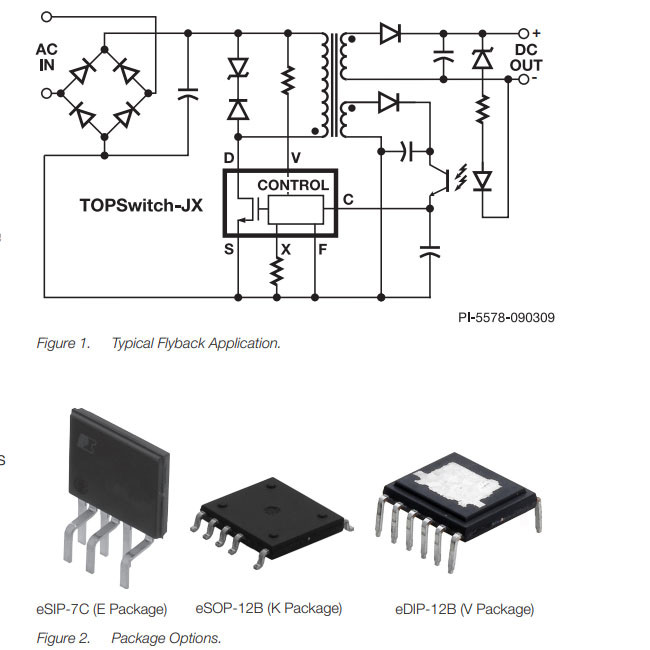 TOP264VG Power Management ICs 43W 62W