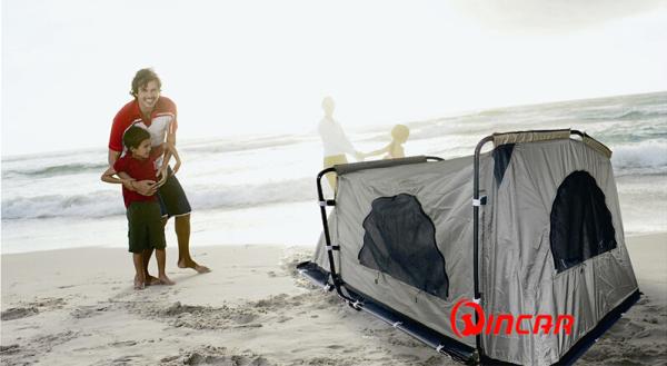 Buy cheap 260G canvas 4 x 4 ground camping tent 1-2 person tent from Ningbo Wincar from wholesalers