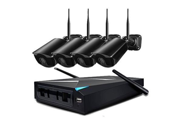 Buy cheap Full HD 720P WiFi CCTV Camera Kit , 4 Channel Wireless Cctv System 4TB Capacity from wholesalers
