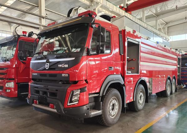 Buy cheap 369Kw 8x4 Drive Water Tower Fire Truck Fire Engine Vehicle 60m Working height from wholesalers