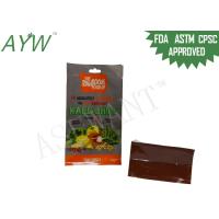 Buy cheap 40g Dry Spice Flat Bottom Bags Gravure Printing With Tear / Hanging Hole product