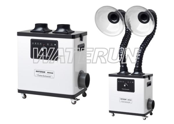 Buy cheap 110V White Moxibustion nail salon fume extractor Equipment with Double Arms from wholesalers