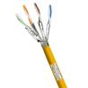 Buy cheap CAT7 SFTP 23AWG Yellow LSZH IEC60332-1 600MHz Ethernet Cable 1000FT from wholesalers