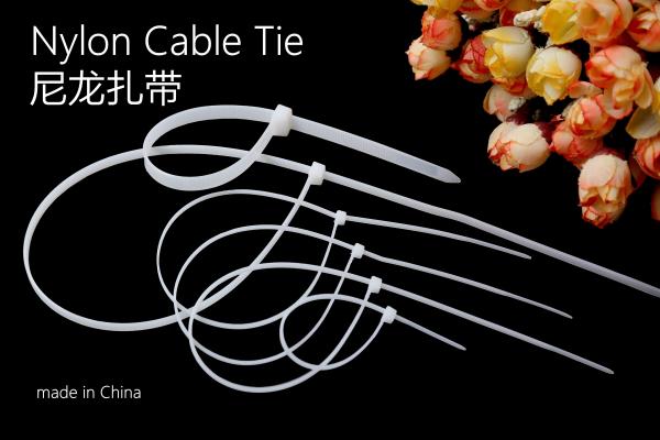 Buy cheap Nylon Cable Tie 8 Series Self Locking Cable Tie/Self-locking White Heavy Duty Plastic Nylon 66 Cable Ties from wholesalers