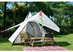 White Cotton Canvas Outdoor Camping Tents Indian Teepee Yurt Tent 320X260X200CM