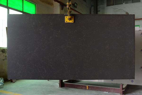 Buy cheap Eco Friendly Grey Countertops Quartz Heat Resistance 6.5 Mohz Hardness from wholesalers