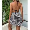 Buy cheap Slim Bikini Three Piece Swimwear Tether Pleated Skirt Three Piece Bathing Suit from wholesalers