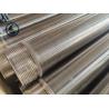 Buy cheap Ss316l Od140mm Johnson Wedge Wire Screens With Threaded Ends from wholesalers