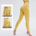 High Waisted Seamless Gym Peach Butt Lifting Leggings Nude 14 Colors S M L Size