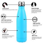 Hot Sale 500ml Stainless Steel Insulated Vacuum Water Bottle Custom Steel Bottle