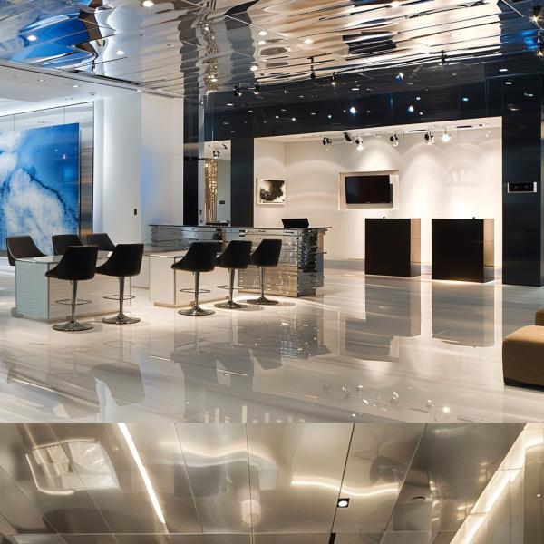 Buy cheap 304 / 316 / 201 / 430 Stainless Steel Ceiling Grids With Easy Installation Options from wholesalers