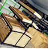 Buy cheap 3 Tiers Collapsible Metal Wooden Display Rack For Retail Shop ISO9001 from wholesalers
