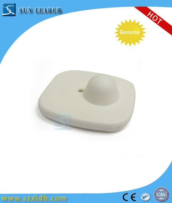 Small Square Shop EAS System Clothing Security Tags for RF Radio Frequency Systems