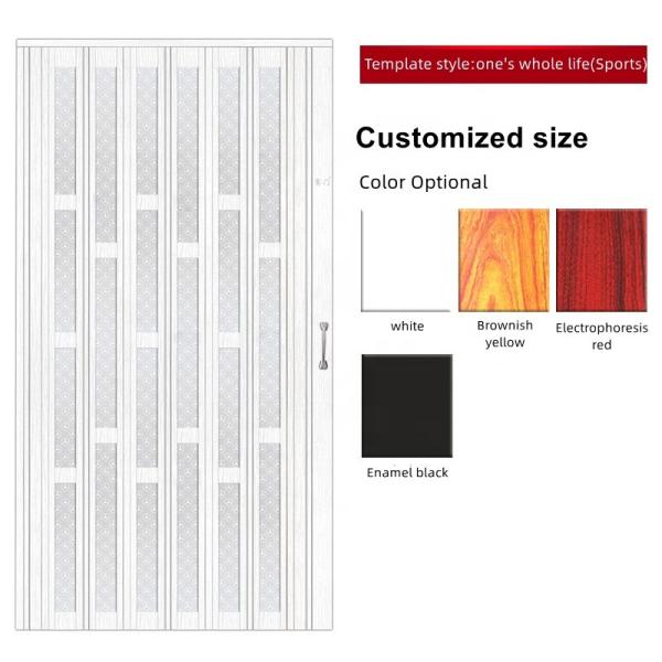 Buy cheap Top Track PVC Bathroom Sliding Door Easy Installation PVC Foldable Doors from wholesalers