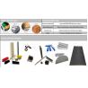 Buy cheap PBT Filament Gate Shockproof Flat Lath Metal Channel Strip Brushes from wholesalers