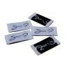 Buy cheap High Definition Satin Face end fold Clothing Woven Labels Laser Cut from wholesalers