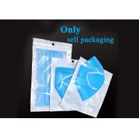 Buy cheap Clear Plastic Face Mask Bag Protective Packaging Materials product